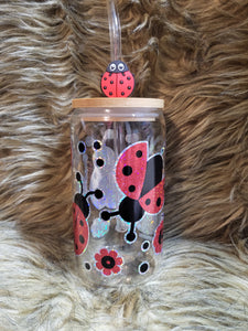 16oz libby ladybug tumbler-ready to ship