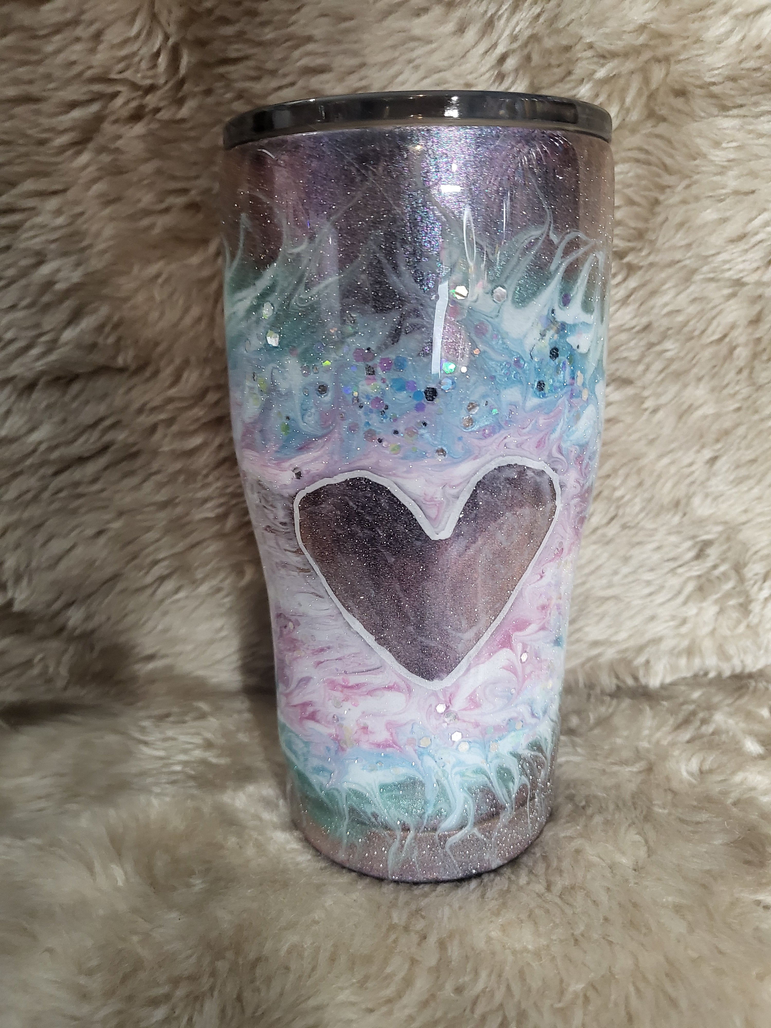 20oz bougee heart tumbler-ready to ship